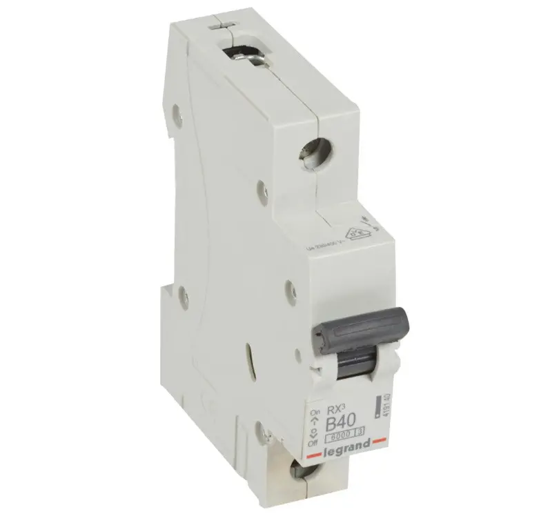 ЕДНОПОЛЮСЕН АВТОМАТИЧЕН ПРЕКЪСВАЧ RX-MCB 1P B 40A 6KA LGR 419140 LEGRAND