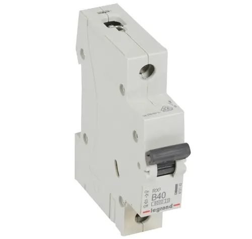 ÎNTRERUPĂTOR AUTOMAT UNIPOLAR RX-MCB 1P B 40A 6KA LGR 419140 LEGRAND - 1