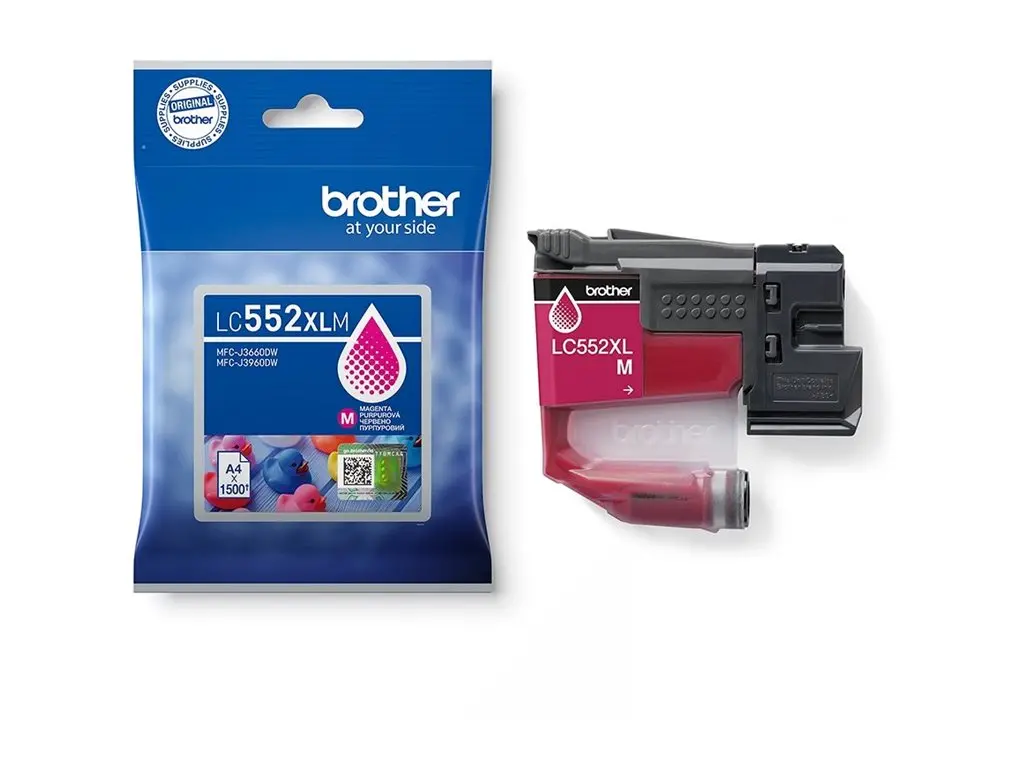 Консуматив, Brother LC-552 XL Magenta Ink Cartridge High Yield
