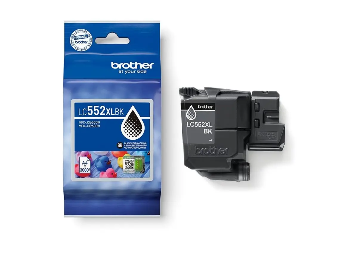 Консуматив, Brother LC-552 XL Black Ink Cartridge High Yield