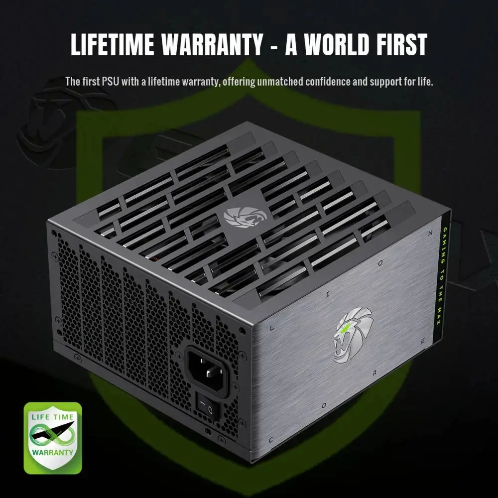 Gamemax τροφοδοτικό PSU ATX 3.1 1000W Platinum, Full Modular - LION CORE 1000P - image 6