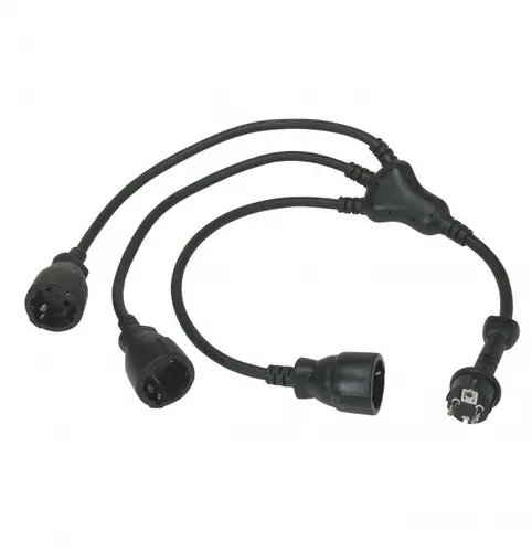 РАЗКЛОНИТЕЛ ОКТОПОД С 3 ГНЕЗДА IK10 LEGRAND - ЧЕРЕН