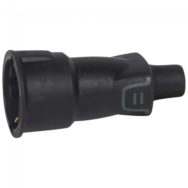 Cuplă 2P+T 16A IP44 250V LEGRAND - Negru