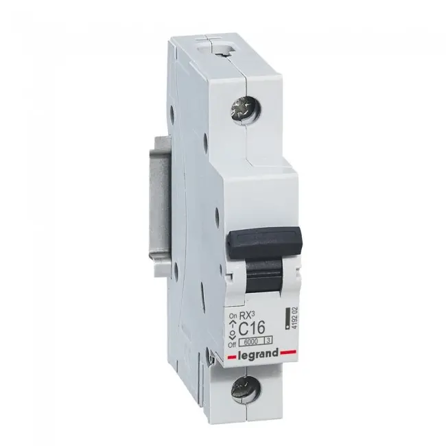 ЕДНОПОЛЮСЕН АВТОМАТИЧЕН ПРЕКЪСВАЧ RX³-MCB 1P C 16A 6KA LEGRAND