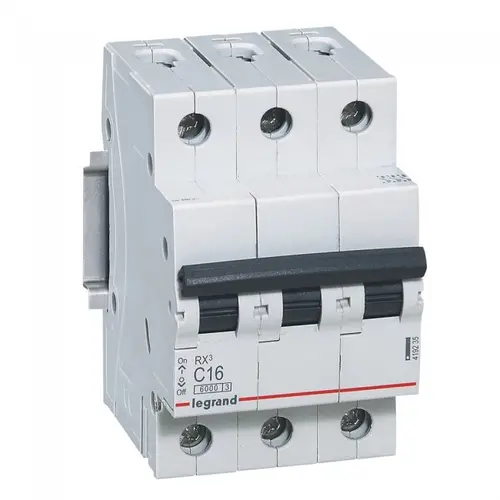 Τριπολικός αυτόματος διακόπτης RX³-MCB 3P C 16A 6KA LEGRAND - 1
