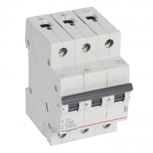 ΤΡΙΠΟΛΙΚΟΣ ΑΥΤΟΜΑΤΟΣ ΔΙΑΚΟΠΤΗΣ RX³-MCB 3P C 50A 6KA LEGRAND