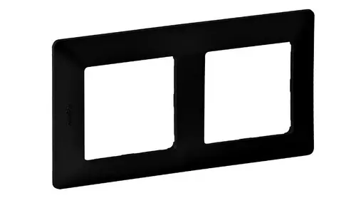 ДВОЙНА РАМКА LGR 754252 VALENA LIFE LEGRAND - ЧЕРЕН МАТ