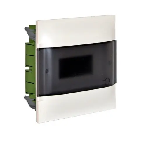 ОСЕММОДУЛНО ТАБЛО С ОПУШЕНА ВРАТИЧКА ЗА СКРИТ МОНТАЖ LEGRAND