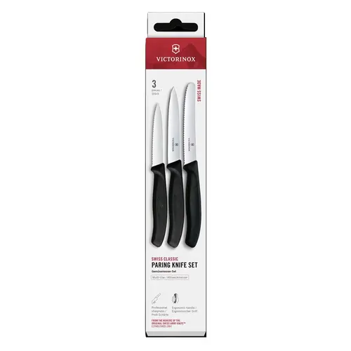 Σετ Victorinox Swiss Classic, τρία μαχαίρια, μαύρα - 1