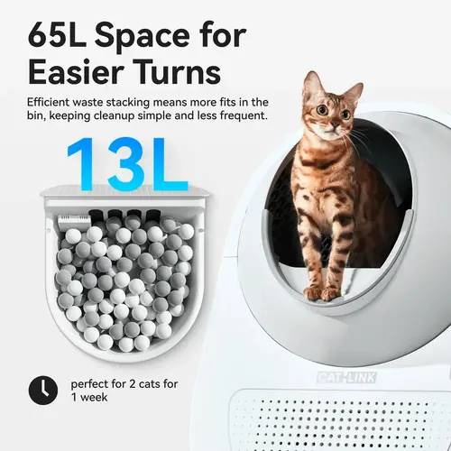 CatLink Самопочистваща се котешка тоалетна AI Cat Litter Box - PRO Ultra with AI camera - image 19
