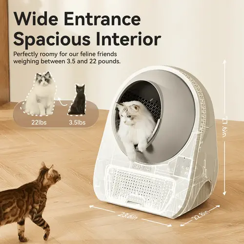 CatLink Самопочистваща се котешка тоалетна AI Cat Litter Box - PRO Ultra with AI camera - image 30