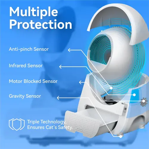 CatLink Самопочистваща се котешка тоалетна AI Cat Litter Box - PRO Ultra with AI camera - image 35