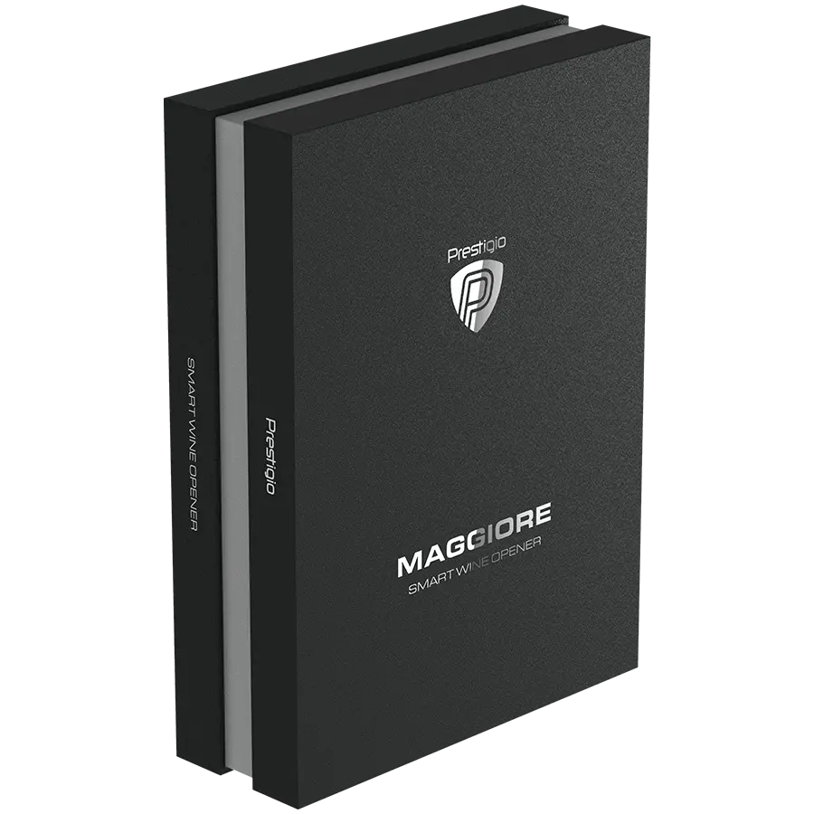 Prestigio Maggiore, tirbușon inteligent, 100% automat, deschide până la 70 de sticle fără reîncărcare, cu cuțit pentru folie inclus, design premium - image 16