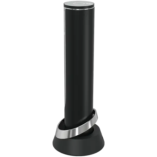 Prestigio Maggiore, smart wine opener, 100% automatic, opens up to 70 bottles without recharging, foil cutter included, premium design, 480mAh battery, Dimensions D 48*H228mm, black + silver color. - image 4