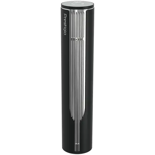 Prestigio Maggiore, smart wine opener, 100% automatic, opens up to 70 bottles without recharging, foil cutter included, premium design, 480mAh battery, Dimensions D 48*H228mm, black + silver color. - image 8