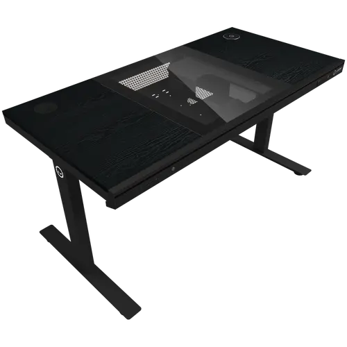 LORGAR Electric Gaming Desk DE90W Dual Motor PC Case Black - 3