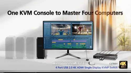 KVM Суич ATEN CS784H - image 4