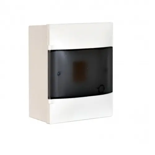 ЧЕТИРИМОДУЛНО ТАБЛО ЗА ОТКРИТ МОНТАЖ С ОПУШЕНА ВРАТИЧКА - LEGRAND