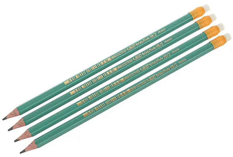 ΜΟΛΥΒΙ ΜΕ ΓΟΜΑ EVOLUTION 4 ΤΕΜ. BIC - image 3