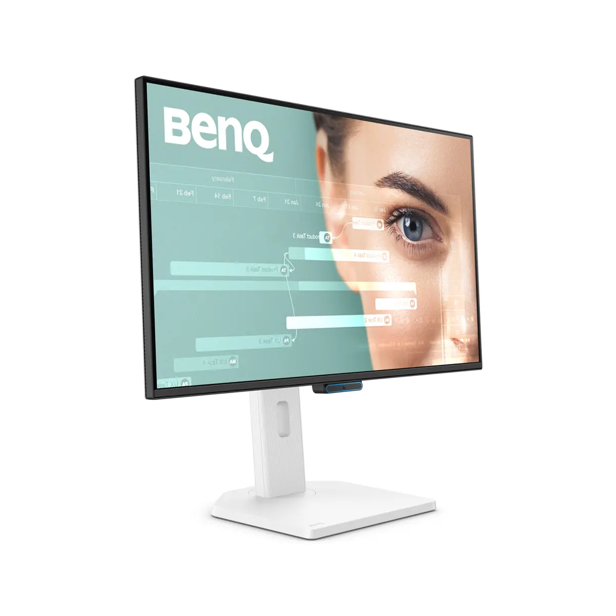 Monitor BenQ GW2790TC, 27", IPS, 1920x1080, 100Hz, 99% sRGB, HDMI, DisplayPort, boxe, suport reglabil pe înălțime, alb - image 1
