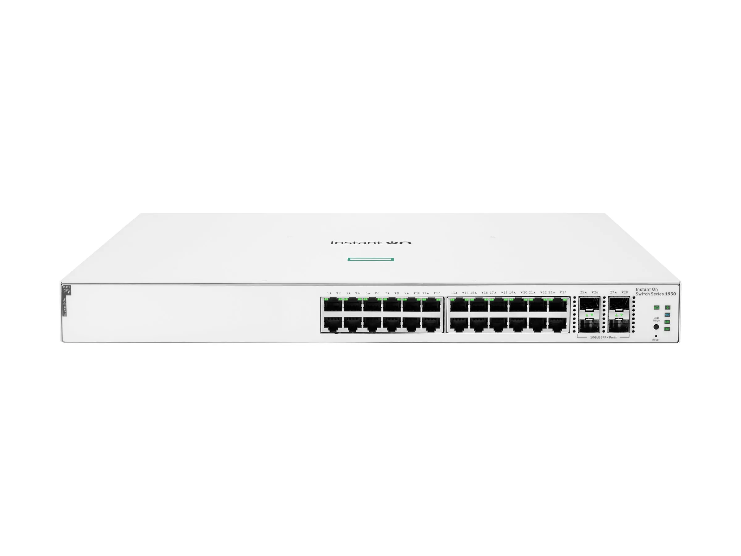 Комутатор, HPE Networking Instant On Switch 24p Gigabit CL4 PoE 4p SFP+ 195W 1930