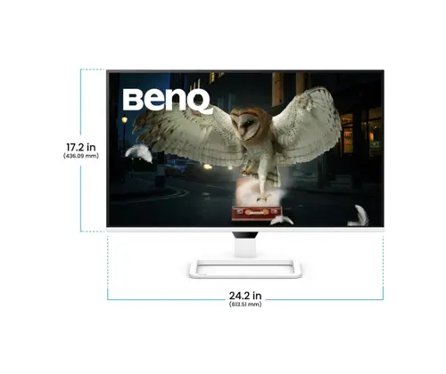 Монитор, BenQ EW270Q 27” 2K 200Hz BenQ Home Entertainment Monitor, 27W WORK &  ENTERTAINMENT DISPLAY EW270Q WHITE - image 4