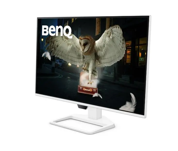 Монитор, BenQ MOBIUZ EX271UZ 27", 4K OLED Gaming Monitor, 3840x2160, 166 PPI, 240Hz, 0.03ms, 4th Gen QD-OLED, Graphene Film, FreeSync Premium Pro, Color Vibrance, eARC, smart KVM, Eye Care, 2x HDMI (v2.1), DP, USB C PD 90W, USB hub, WHITE, 5.14kg - image 1