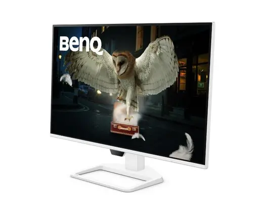 Монитор, BenQ MOBIUZ EX271UZ 27", 4K OLED Gaming Monitor, 3840x2160, 166 PPI, 240Hz, 0.03ms, 4th Gen QD-OLED, Graphene Film, FreeSync Premium Pro, Color Vibrance, eARC, smart KVM, Eye Care, 2x HDMI (v2.1), DP, USB C PD 90W, USB hub, WHITE, 5.14kg - image 1