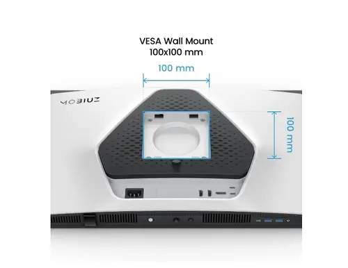 Монитор, BenQ EX271UZ 27” 4K 166 PPI 240Hz MOBIUZ OLED Gaming Monitor, EX271UZ WHITE - image 5