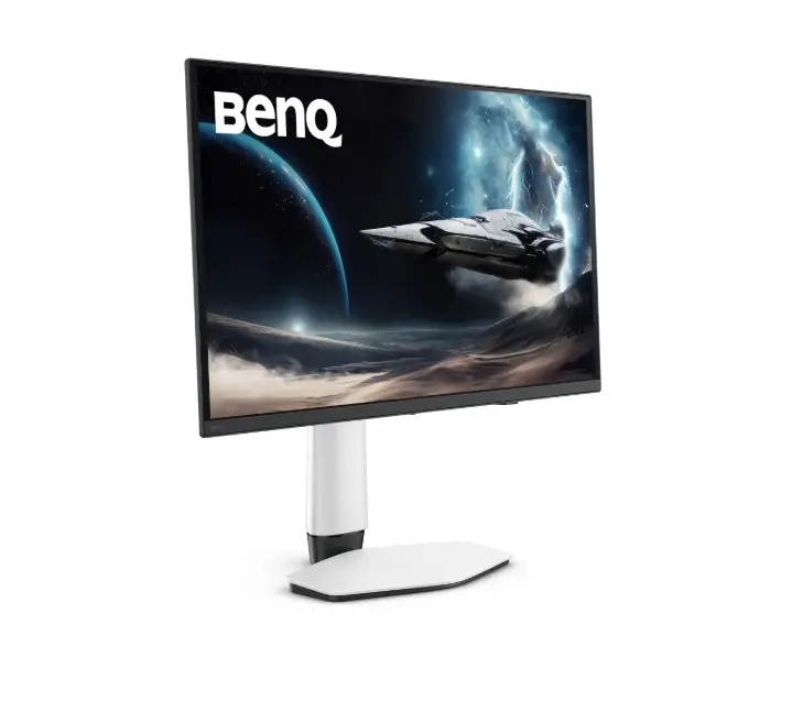 Монитор, BenQ MOBIUZ EX271UZ 27", 4K OLED Gaming Monitor, 3840x2160, 166 PPI, 240Hz, 0.03ms, 4th Gen QD-OLED, Graphene Film, FreeSync Premium Pro, Color Vibrance, eARC, smart KVM, Eye Care, 2x HDMI (v2.1), DP, USB C PD 90W, USB hub, WHITE, 5.14kg - image 8