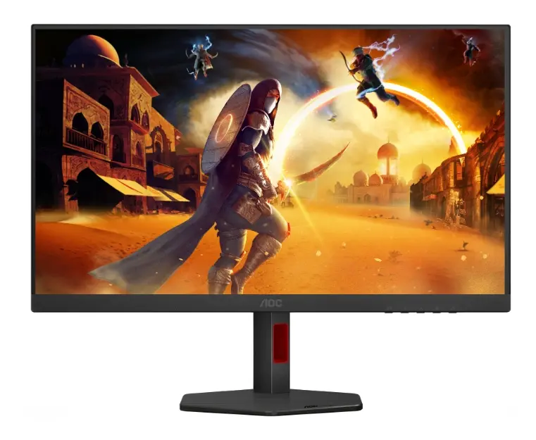 Монитор, AOC Q27G4SRU, 27" Fast IPS WLED, 2560x1440@320Hz, 1ms GtG, 0.3ms MPRT, 450cd m2, 1000:1, Adaptive Sync, FlickerFree, Low Blue Light, 2Wx2, Tilt, Height Adjust, Pivot, Swivel, 2xHDMI, DP, USB hub - image 3