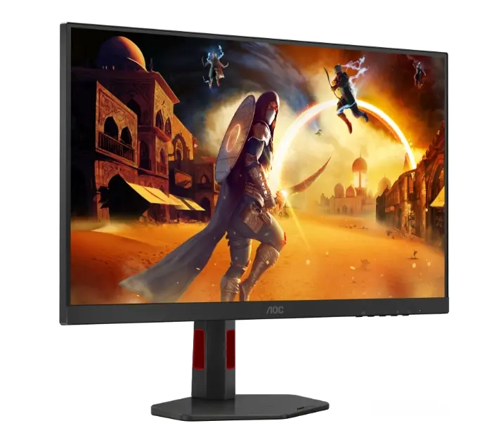 Монитор, AOC Q27G4SRU, 27" Fast IPS WLED, 2560x1440@320Hz, 1ms GtG, 0.3ms MPRT, 450cd m2, 1000:1, Adaptive Sync, FlickerFree, Low Blue Light, 2Wx2, Tilt, Height Adjust, Pivot, Swivel, 2xHDMI, DP, USB hub - image 4