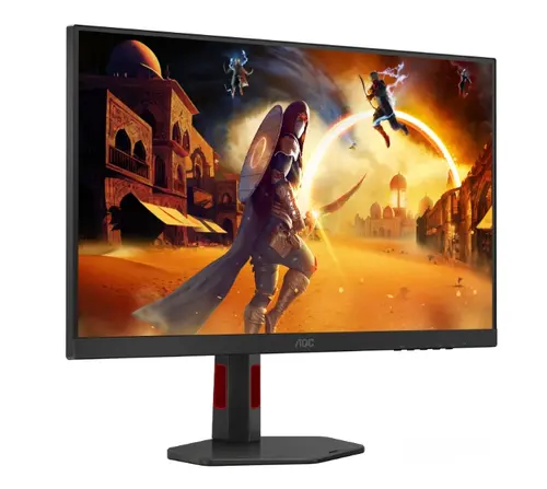 Монитор, AOC Q27G4SRU, 27" Fast IPS WLED, 2560x1440@320Hz, 1ms GtG, 0.3ms MPRT, 450cd m2, 1000:1, Adaptive Sync, FlickerFree, Low Blue Light,  2Wx2, Tilt, Height Adjust, Pivot, Swivel, 2xHDMI, DP, USB hub - image 4