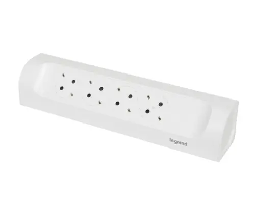 PRELUNGITOR UNGHIULAR FĂRĂ CABLU 4x SCHUKO LEGRAND - ALB