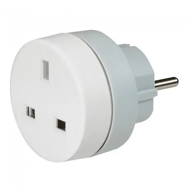 ΑΝΤΑΠΤΟΡΑΣ SCHUKO ΓΙΑ ΒΡΕΤΑΝΙΚΟ ΠΡΟΤΥΠΟ LEGRAND - ΛΕΥΚΟ ΓΚΡΙ