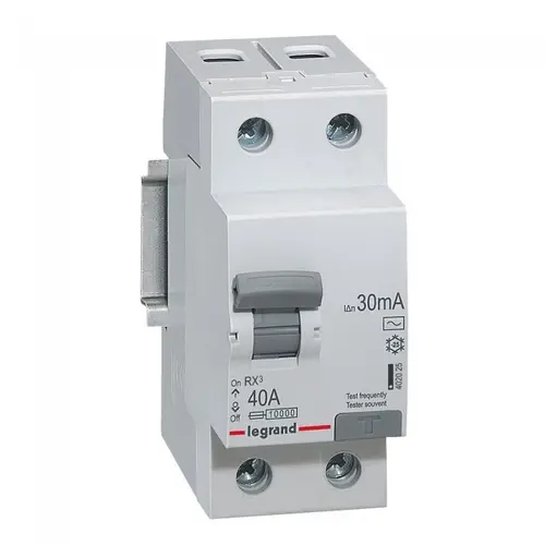 PROTECȚIE DIFERENȚIALĂ RX-3 2P 40A 30mA 6kA LEGRAND - 1