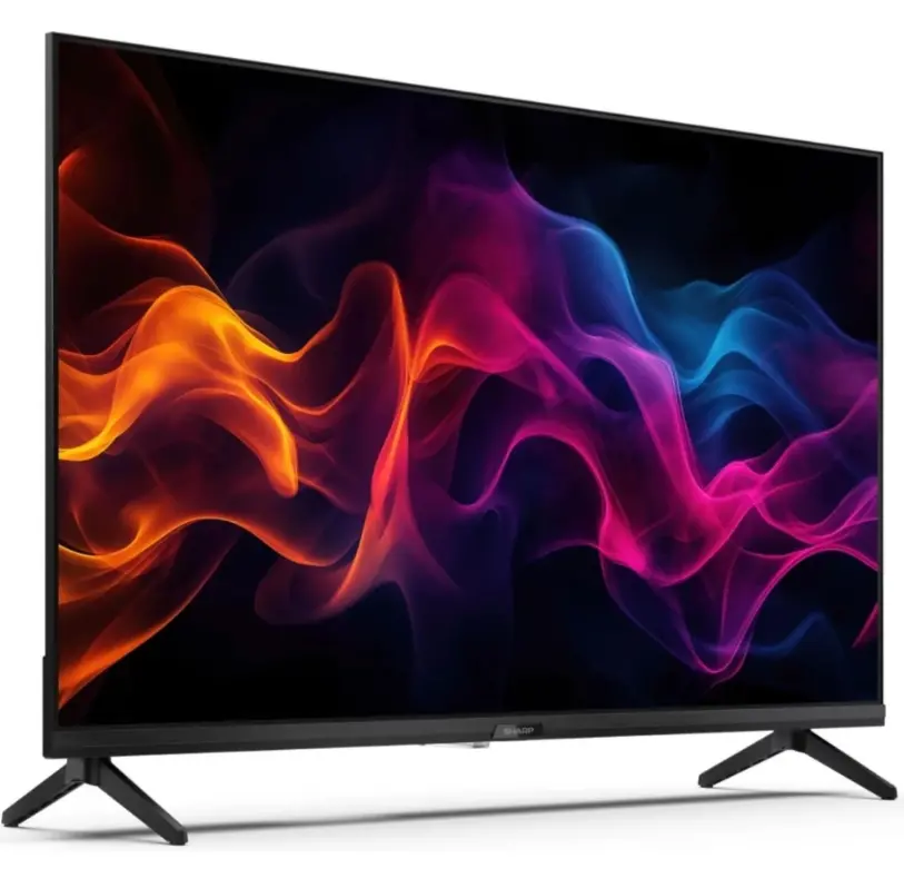 Телевизор, Sharp 32GF3265E, 32" Full HD QLED Google TV, 1920x1080 Frameless, 1 000 000:1, Active Motion 400, DVB-T/T2/C/S/S2, HDR10, Speaker 2x8W, Dolby Digital, Google Cast, HDMI (ARC/CEC), CI+, 3.5mm Headphone jack / line-out, RJ 45, 2xUSB, Wi-Fi, Bluetooth, Mini - image 2