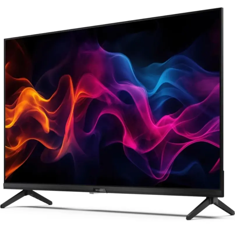 Телевизор, Sharp 32GF3265E, 32" Full HD QLED Google TV, 1920x1080 Frameless, 1 000 000:1, Active Motion 400, DVB-T/T2/C/S/S2, HDR10, Speaker 2x8W, Dolby Digital, Google Cast, HDMI (ARC/CEC), CI+, 3.5mm Headphone jack / line-out, RJ 45, 2xUSB, Wi-Fi, Bluetooth, Mini - image 3