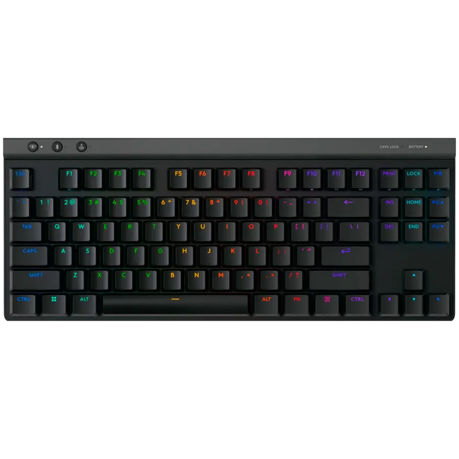 Клавиатура, Logitech G515 LIGHTSPEED TKL Wireless Gaming Keyboard-BLACK-BGR-2.4GHZ/BT-N/A-EMEA28i-935-TACTILE