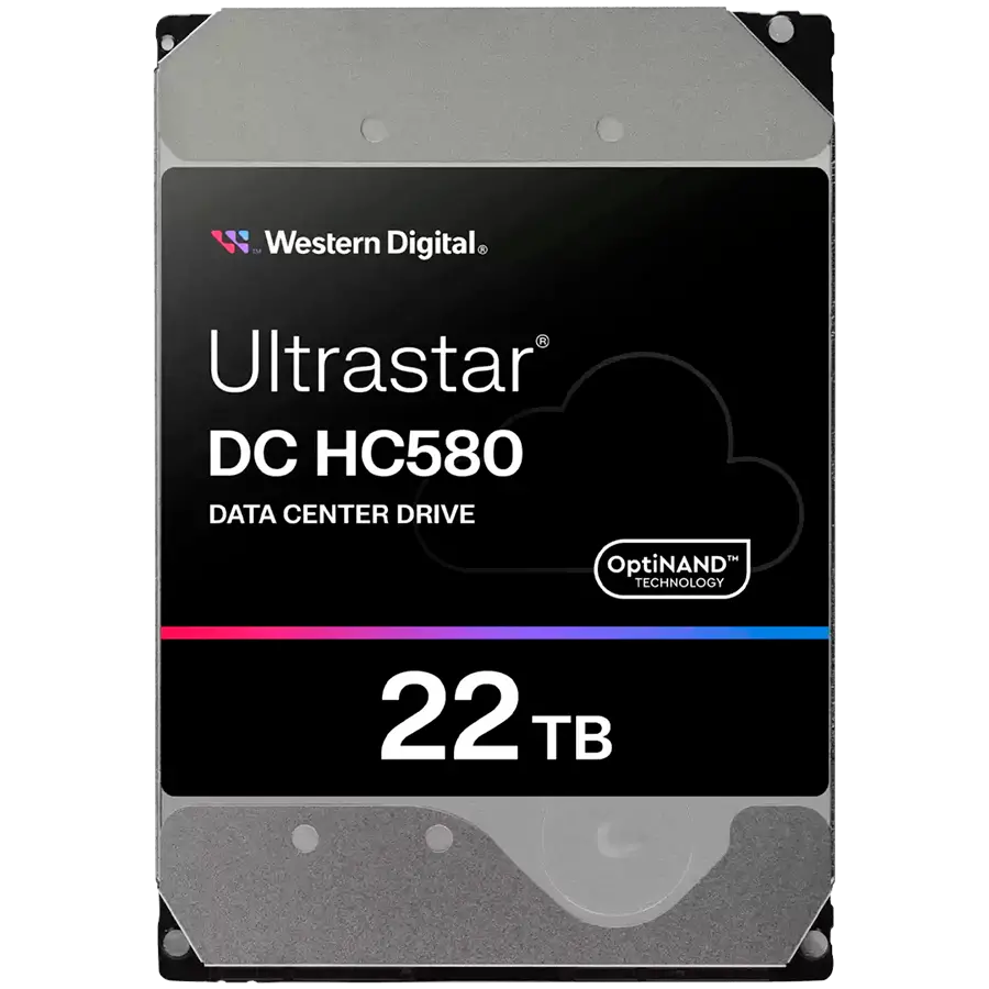 HDD Server WD/HGST Ultrastar 22TB DC HC580, 3.5", 512MB, 7200RPM, SATA, 512E SE NP3, SKU: 0F62785