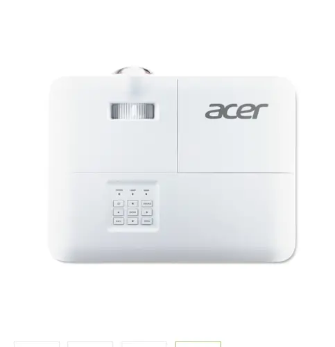 Мултимедиен проектор, Acer Projector S1287, DLP, Short Throw 0.6, XGA (1024x768), Max WUXGA (1920x1200), 4000 ANSI Lumens, 20,000:1, HDMI 3D Ready, 2 HDMI, DC Out (5V/1A, USB-A), RS232, Speaker 16W, Bluelight Shield, 3.1 kg, 3Y, White+Natec Warbler 2, Wireless Presenter - image 3