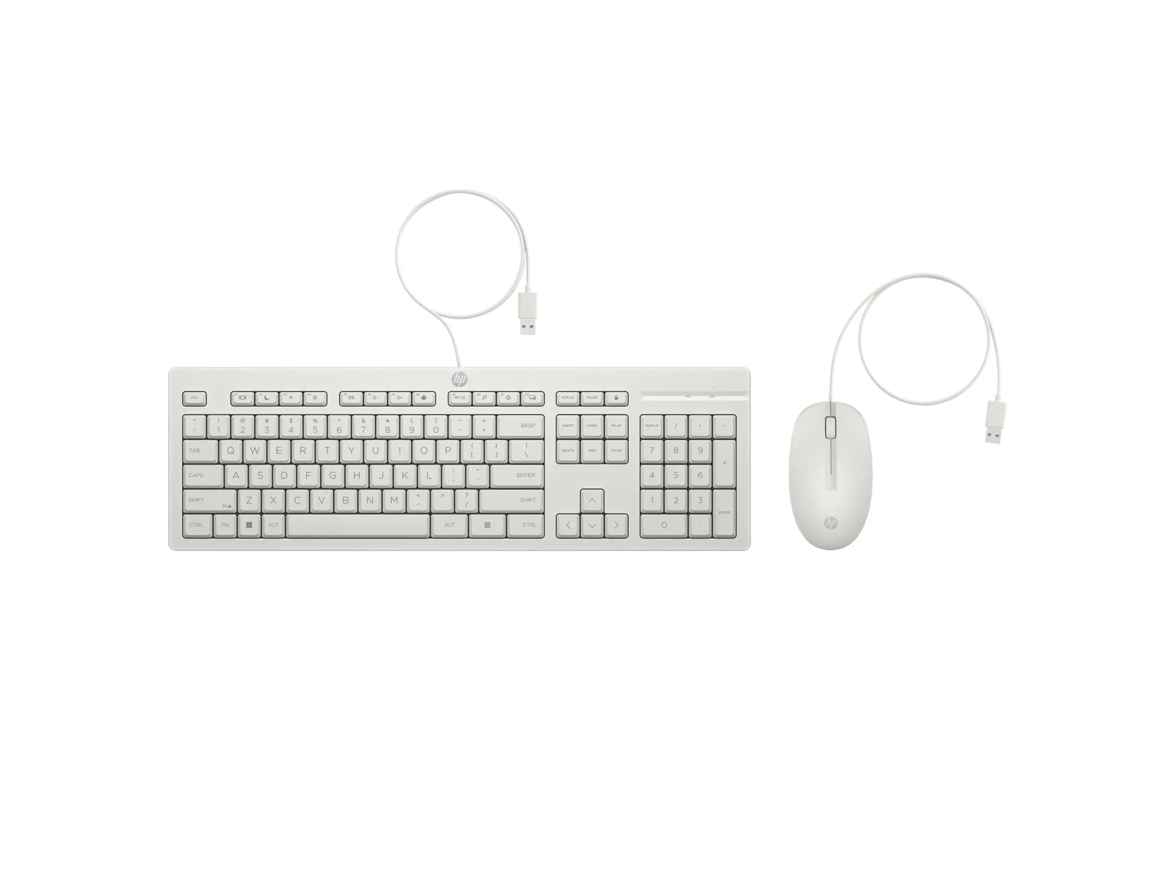HP 225 Wired Mouse and KB G2 CWH