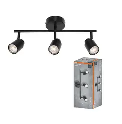 LED ОСВЕТИТЕЛНО ТЯЛО SPOT PRIMAL BLACK 3XGU10 BLACK LEDVANCE