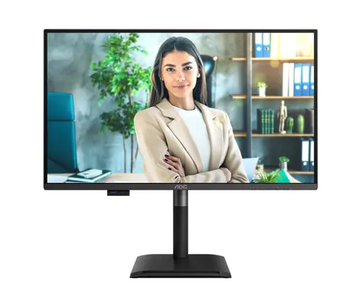 Монитор, AOC Q27P4U, 27" IPS WLED, 2560x1440@120Hz, 4ms GtG, 350cd m2, 1500:1, DCR 50M:1, Adaptive Sync, FlickerFree, Anti Blue Light, 2Wx2, Tilt, Height Adjust, Pivot, Swivel, 2xHDMI, DP, USB hub - image 4