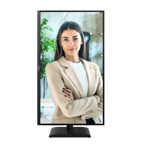 Монитор, AOC Q27P4U, 27" IPS WLED, 2560x1440@120Hz, 4ms GtG, 350cd m2, 1500:1, DCR 50M:1, Adaptive Sync, FlickerFree, Anti Blue Light, 2Wx2, Tilt, Height Adjust, Pivot, Swivel, 2xHDMI, DP, USB hub - image 8