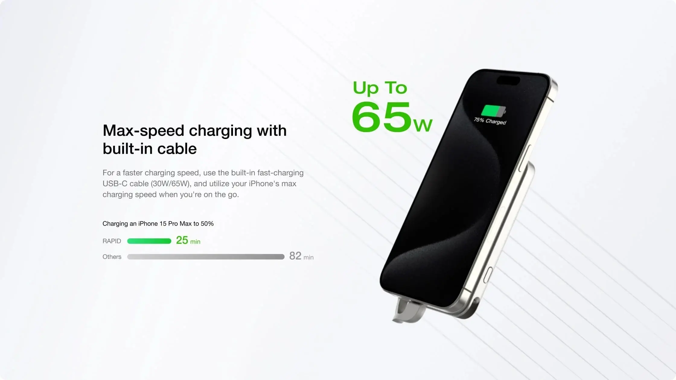 Ecoflow έξυπνη φορητή μπαταρία Smart Power Bank - RAPID 10K ασημί - 10000mAh - EF-RAPID10000-EU - image 2