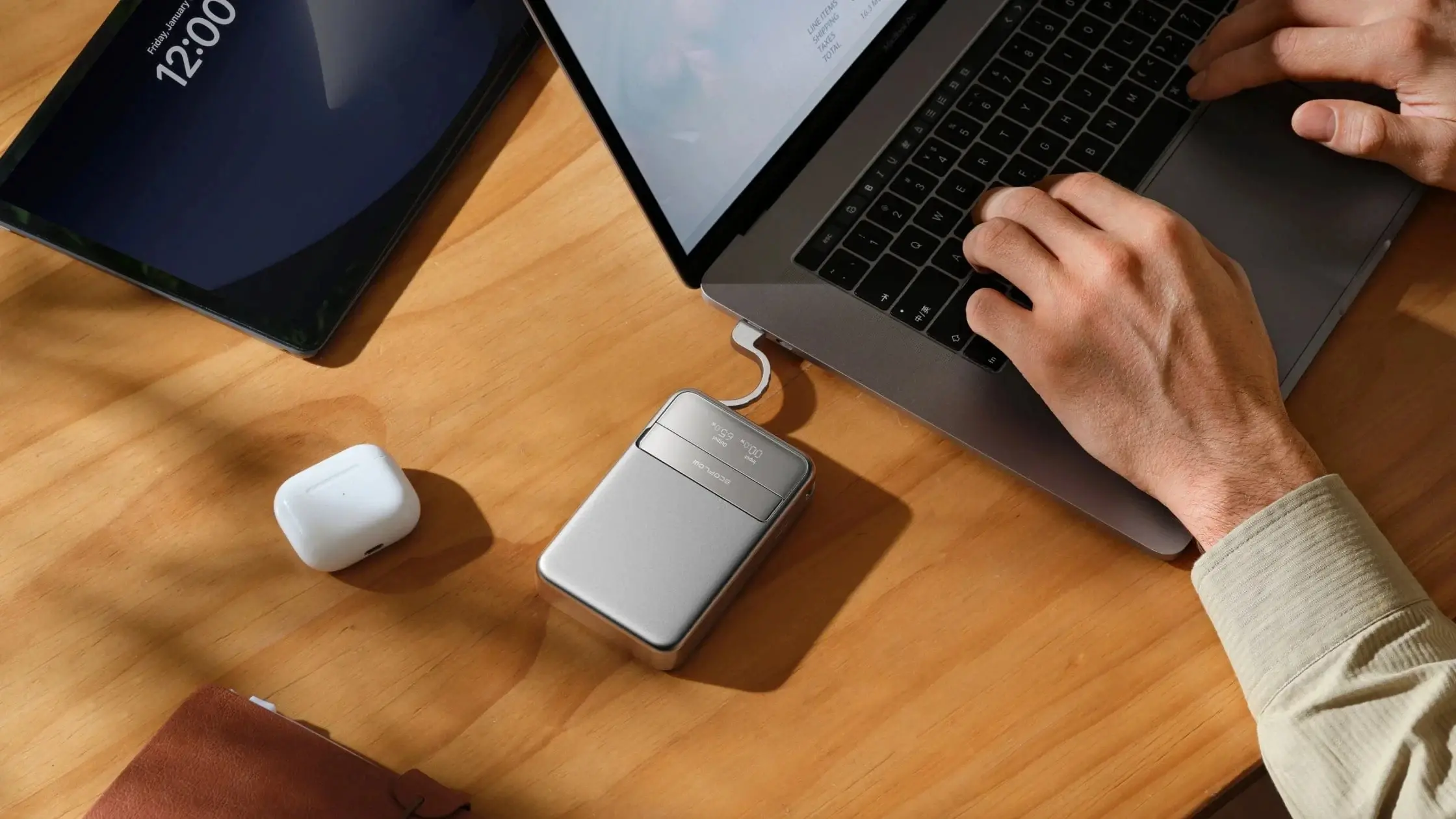 Ecoflow смарт преносима батерия Smart Power Bank - RAPID 10K Silver - 10000mAh - EF-RAPID10000-EU - image 5