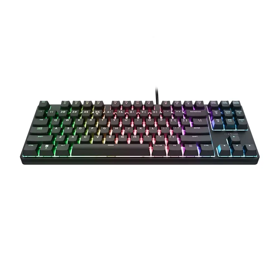 Клавиатура, TRUST GXT864 Cada TKL Gaming Keyboard US - image 1