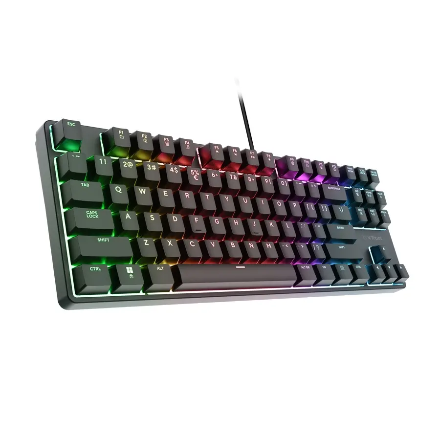 Tastatură, TRUST GXT864 Cada TKL Gaming Keyboard US - image 2