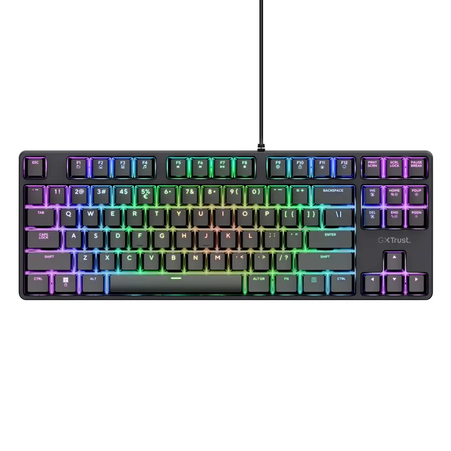 Πληκτρολόγιο, TRUST GXT864 Cada TKL Gaming Keyboard US - image 3